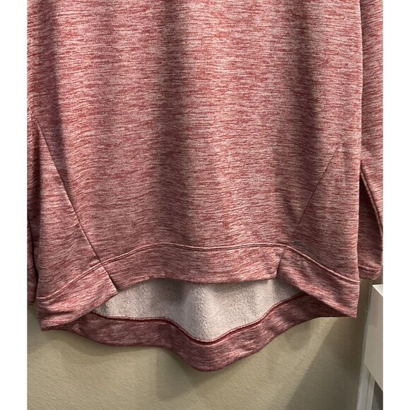 Eddie Bauer Womens L Red Long Sleeve Sweatshirt Cowl Neck Outdoors E - Picture 3 of 6